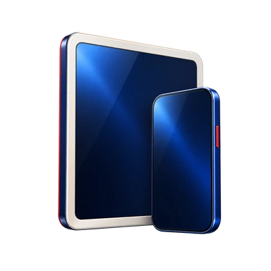 iPhone et iPad — illustration 3D